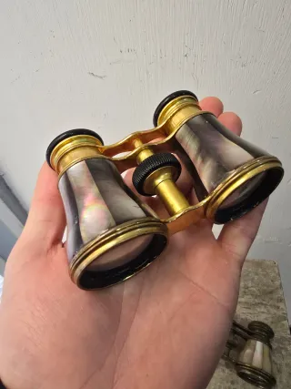 Blocco binocoli teatrali d'epoca