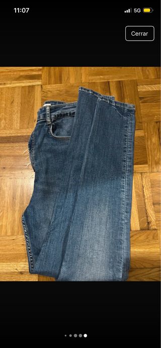 Pantalón vaquero Zara azul