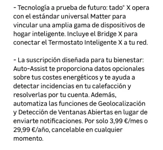 Tado Kit Inicio Termostato Cableado