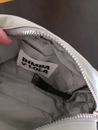 Bolso Bimba y Lola sin correa gris