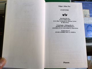 CUENTOS, EDGAR ALLAN POE