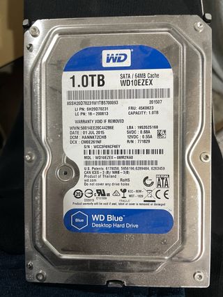 Disco Duro WD 1TB SATA