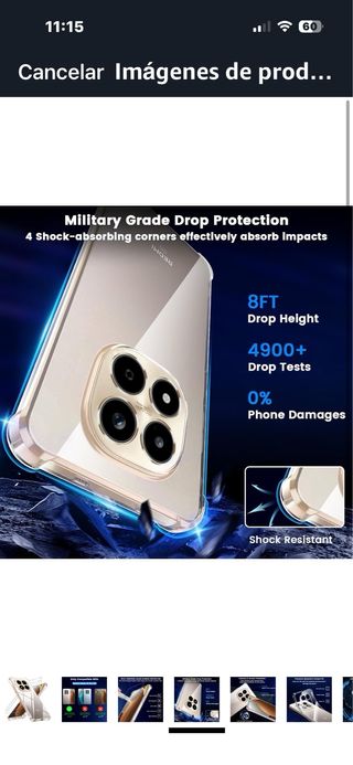 Custodia trasparente Xiaomi Redmi Note 15 Pro