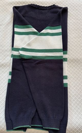 Jersey Burberrys Rayas Azul, Verde y blanco.