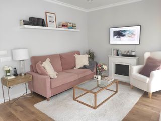 Alfombra Leighton pelo blanco