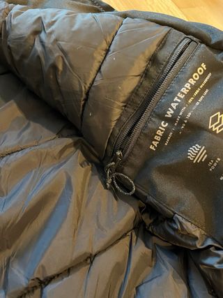 Parka Pull&Bear Negra con Capucha