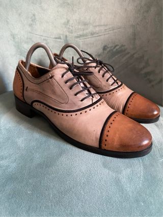 Zapatos Maripe Beige y Marrón