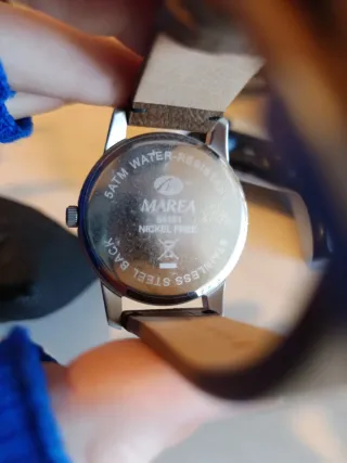 Reloj Marea Negro y Marrón