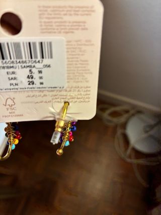 Lote 3 bisutería Parfois: anillos y pendientes