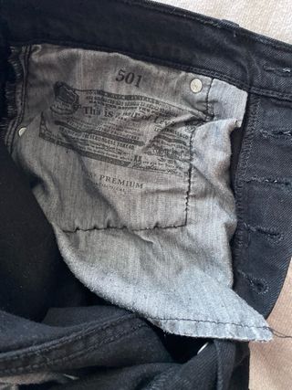 Pantalón Levis Negro Talla 38/40