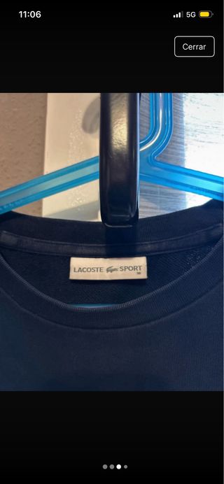 Sudadera Lacoste Negra