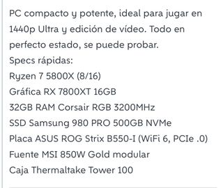 PC Gamer Thermaltake RX 7800 XT