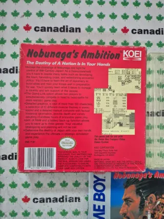 Nobunaga's Ambition Game Boy