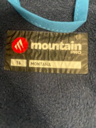 Chaqueta de trekking azul