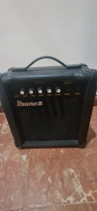 Guitarra Eléctrica Azul + Amplificador