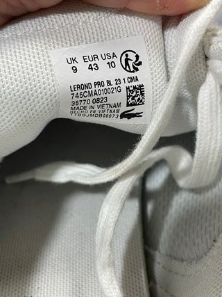 Zapatillas Lacoste Blancas