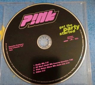 Pink - Get The Party Started CD Singolo