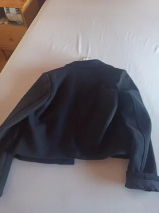 Chaqueta Zara azul Botones Dorados