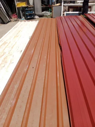 Chapas de tejado nuevas