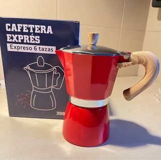 Cafetera Expreso Roja 6 Tazas