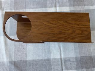 Portarollos efecto madera de metal. Sin estrenar.