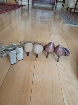 Lote 2 pares sandalias Alex Silva y Lurueña T38