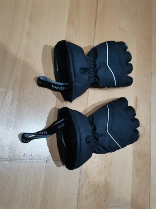 Guantes esquí niños negros