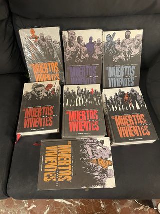 libros walking dead (del 1 al 7) planeta agostini