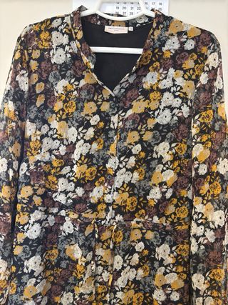 Vestido estampado floral talla 48