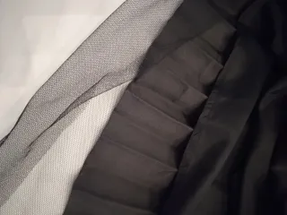 Gonna nera tulle con ricami oro