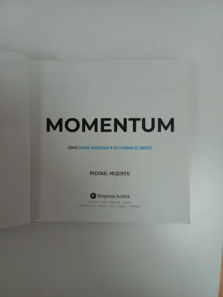 LIBRO: 'MOMENTUM"