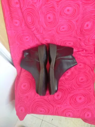 Botines de piel negros Talla 45