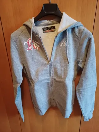 Felpa Kappa donna grigia taglia M