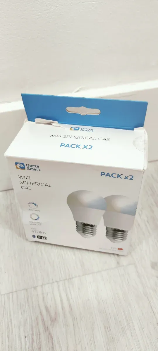 2 Bombillas LED Inteligente Wifi E27 Garza