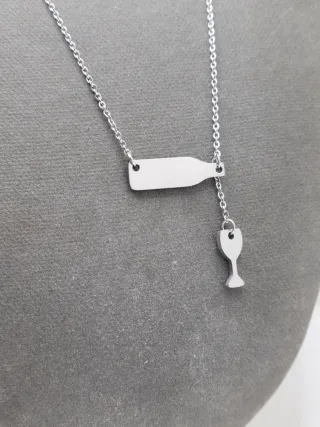 Collar Botella y Copa Acero Quirúrgico