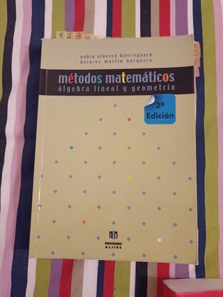 Libro Métodos matemáticos y geometría