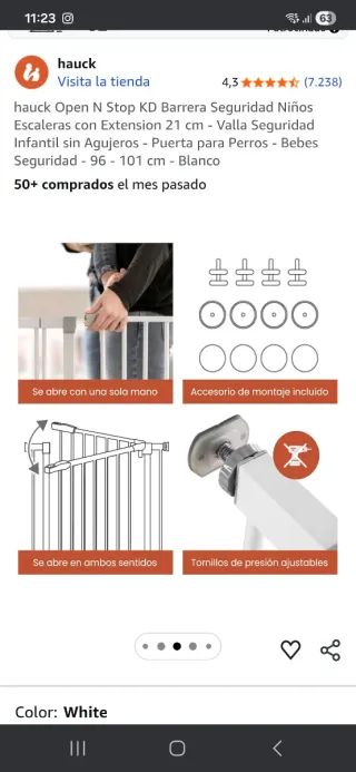 Valla Seguridad Hauck Open N Stop KD