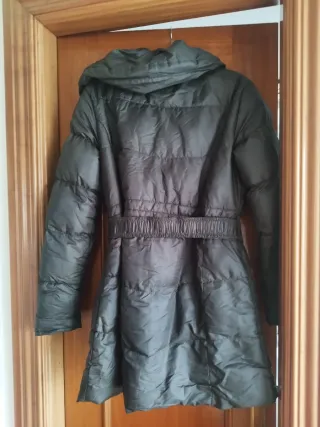 Abrigo acolchado Moncler topo Talla L en bue