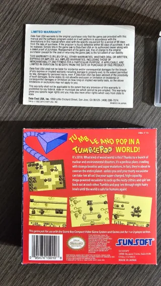 Tumble Pop Game Boy Nintendo