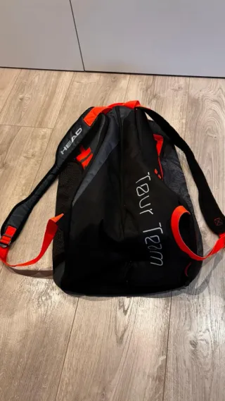 Paletero Head Tour Negro y Naranja.