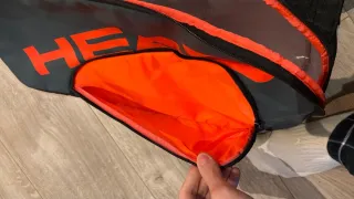 Paletero Head Tour Negro y Naranja.