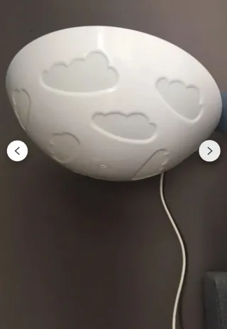 Lámpara de techo infantil blanca