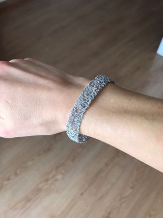 Pulsera de encaje de bolillos