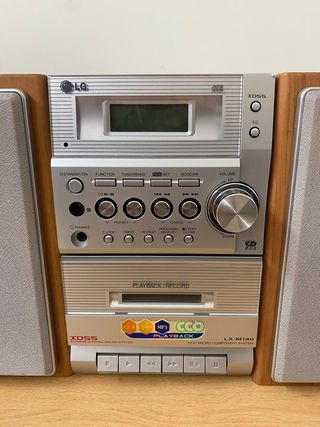Minicadena LG LX-M140D CD Radio Cassette - LEER