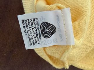 Cárdigan Burberry Vintage Amarillo Talla Única