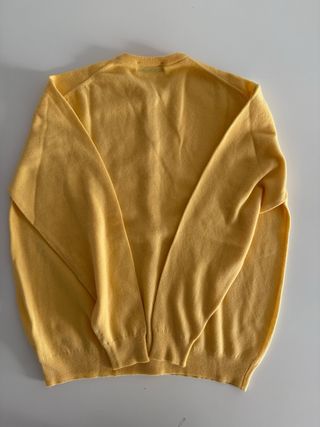 Cárdigan Burberry Vintage Amarillo Talla Única