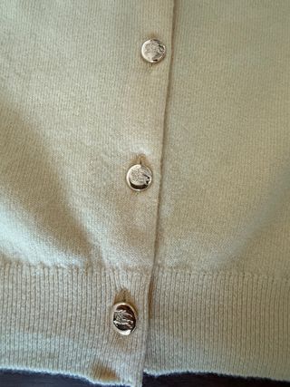 Cárdigan Burberry Vintage Amarillo Talla Única