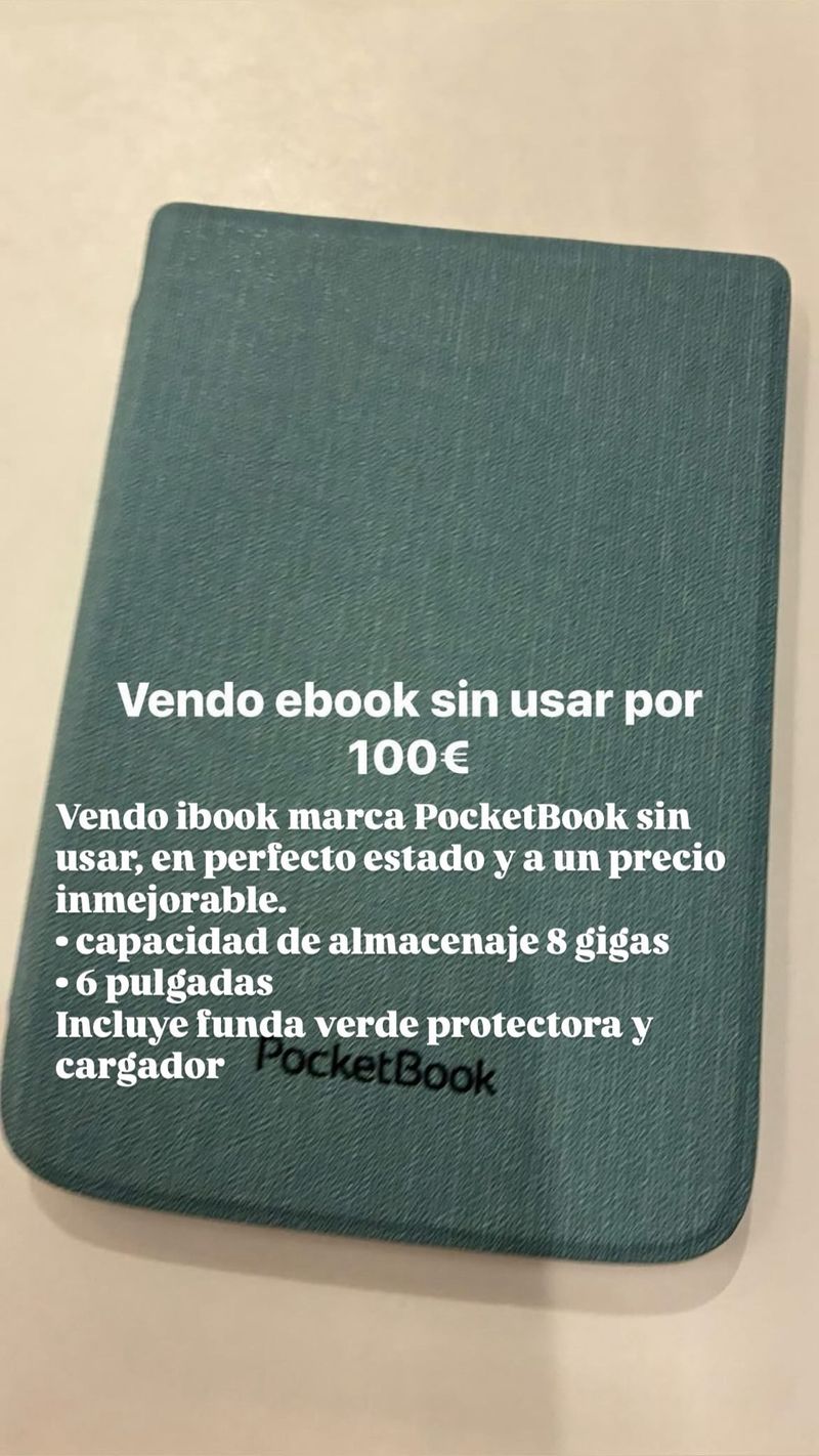 PocketBook Ebook sin usar 100€
