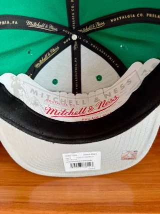 Gorra Mitchell & Ness Boston Celtics Verde/Negra
