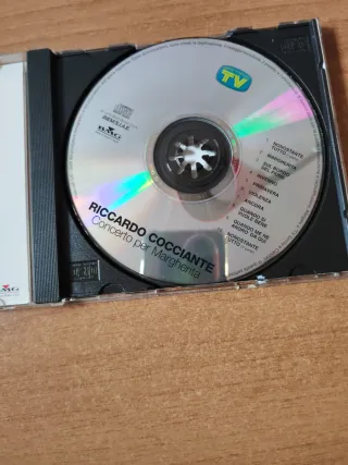 CD Riccardo Cocciante Concerto Per Margherita